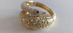 Armband Goud kleurig Slang, Ophalen of Verzenden, Nieuw, Goud, Overige materialen