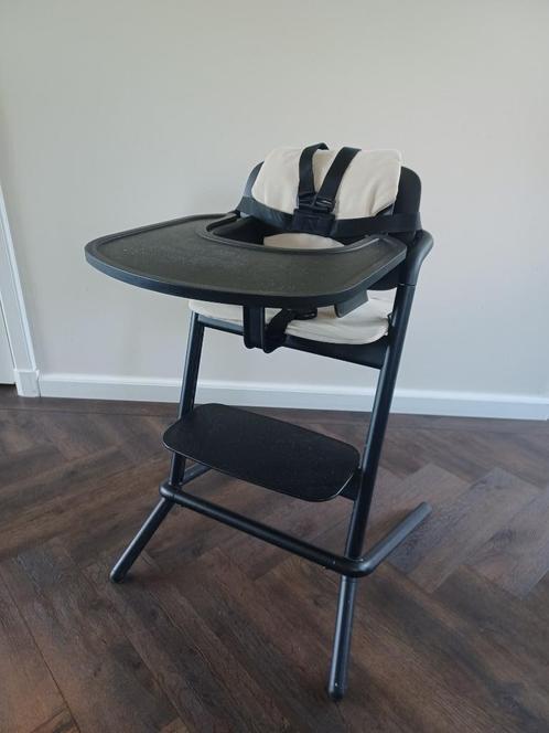 Cybex Lemo baby en kinderstoel verstelbaar zwart, Kinderen en Baby's, Kinderstoelen, Meegroeistoel, Aanschuifbaar, Afneembaar eetblad