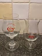 Croy bierglazen - Nederlandsd adellijkste bier, Verzamelen, Ophalen of Verzenden, Zo goed als nieuw, Bierglas