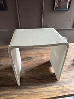 Mat witte bijzettafel/kruk - Solid Surface, Ophalen, Overige materialen, Wit, Zo goed als nieuw
