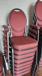 11 stapelstoelen met armleuning - stackchairs - koopje!, Vijf, Zes of meer stoelen, Gebruikt, Stof, Ophalen