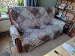 Brocante bank plaid met armleuning met wilde dieren print., Ophalen of Verzenden, Nieuw
