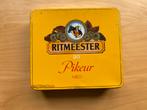 Ritmeester Pikeur mild Sigarenblik, Ophalen of Verzenden, Zo goed als nieuw, Tabaksdoos of Verpakking