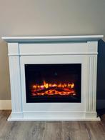 Houten schouw met elektrische sfeerhaard, Huis en Inrichting, Ophalen, Gebruikt, Overige soorten, Elektrisch