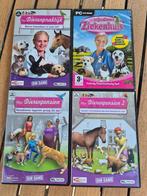 4x pc CD-ROM dieren sim game, Cd's en Dvd's, Cd's | Kinderen en Jeugd, Ophalen of Verzenden, Zo goed als nieuw, Educatief, 6 tot 9 jaar