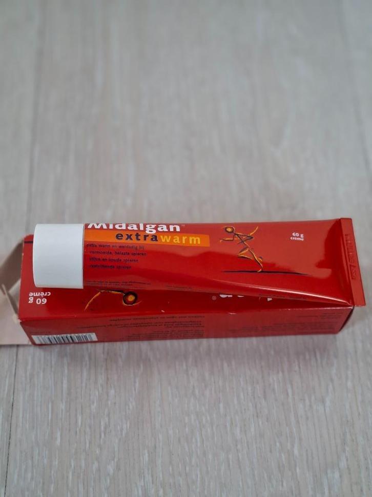 Midalgan Extra Warm, tube 60 gram, Diversen, Verpleegmiddelen, Nieuw, Ophalen of Verzenden