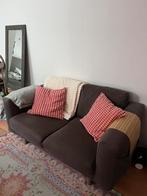 Bank donkergrijs 1.5 zits, Huis en Inrichting, Banken | Sofa's en Chaises Longues, Ophalen, Gebruikt, 150 tot 200 cm, Tweepersoons