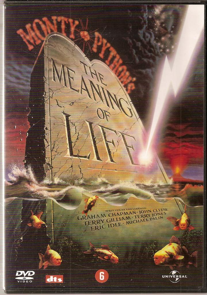 Monty Python, the meaning of life, Cd's en Dvd's, Dvd's | Klassiekers, Zo goed als nieuw, Komedie, 1980 tot heden, Vanaf 6 jaar