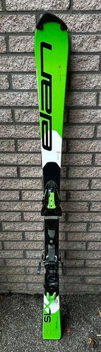 Elan ski’s groen met wit 139 cm, 140 tot 160 cm, Zo goed als nieuw, Carve, Skiën
