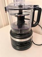KitchenAid 7-kops Foodprocessor - Mat Zwart, 1 tot 2 liter, Ophalen of Verzenden, Zo goed als nieuw, 3 snelheden of meer