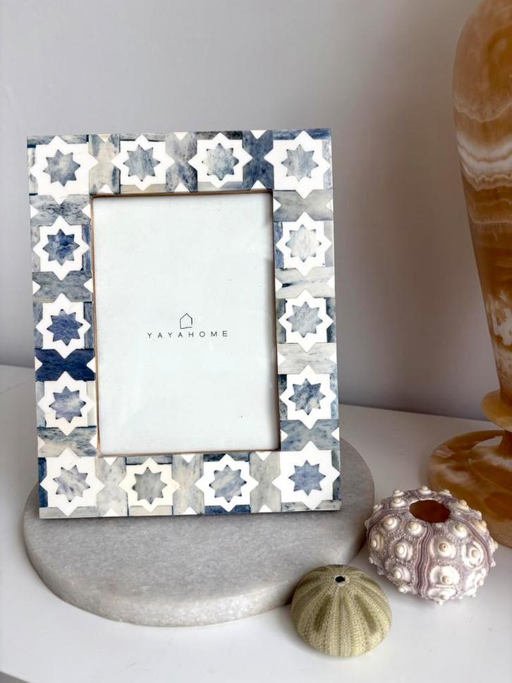 Fotolijst gemaakt van been, Audio, Tv en Foto, Fotografie | Fotolijsten, Zo goed als nieuw, Ophalen of Verzenden