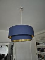 Blauw & Gouden Lampenkap, Ophalen, Zo goed als nieuw, Minder dan 50 cm, Modern