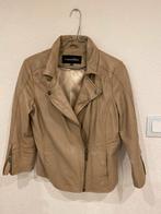 Transmission leren jasje - maat M, Ophalen of Verzenden, Zo goed als nieuw, Maat 38/40 (M), Beige