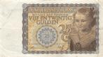 Netherlands 25 Gulden 1940 Prinses pn 57, Postzegels en Munten, Bankbiljetten | Nederland, Ophalen of Verzenden, 25 gulden, Los biljet