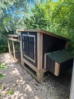 Gebruikt maar prima kastanjehouten kippenhok, Dieren en Toebehoren, Pluimvee | Toebehoren, Ophalen, Gebruikt, Kippenhok of Kippenren
