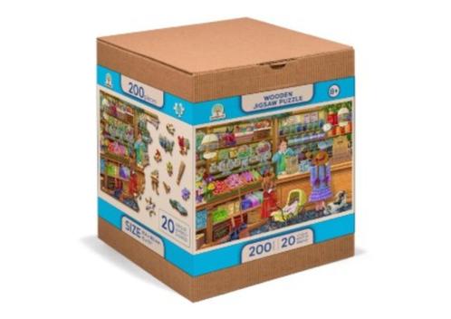 Wooden Puzzle: Candy Adventures 200 stukjes NIEUW, Hobby en Vrije tijd, Denksport en Puzzels, Nieuw, Rubik's of 3D-puzzel, Minder dan 500 stukjes