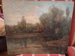 Indonesisch Landschap Schilderij, Antiek en Kunst, Ophalen of Verzenden