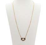 Cartier C Hart Ketting - Roségoud 43cm, Met hanger, Ophalen of Verzenden, Zo goed als nieuw, Roze