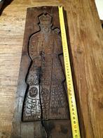 Antieke Sinterklaas bakkers speculaas plank vorm, Ophalen of Verzenden