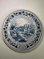Lente - Royal Goedewaagen Blue Delft Wandbord, Antiek en Kunst, Antiek | Wandborden en Tegels, Ophalen of Verzenden