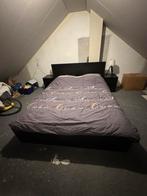 IKEA Bed 180x200 met Matrassen en Elektrische Bodems, Huis en Inrichting, Slaapkamer | Bedden, Ophalen, Bruin, Tweepersoons, 180 cm