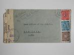 Duitsland Geal Bez, Censuurenvelop Naar YMCA New York 1946., Postzegels en Munten, Brieven en Enveloppen | Buitenland, Envelop