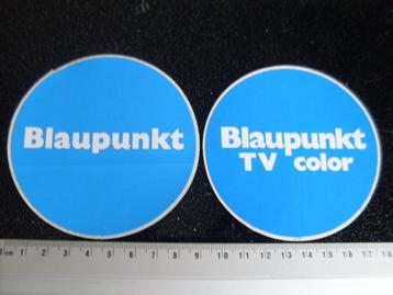 2x sticker Blaupunkt logo tv color ktv beschikbaar voor biedingen
