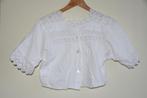 Antieke top blouse hemd met kant, Antiek en Kunst, Ophalen of Verzenden