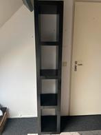 Zwarte smalle boekenkast, Ophalen, Minder dan 50 cm, Gebruikt, 200 cm of meer