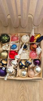 Mooie set antieke vintage kerstballen en figuren, Ophalen of Verzenden, Zo goed als nieuw