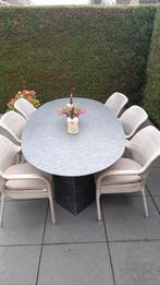 Granieten Tuintafel Ovaal - Massief & Uniek!, Tuin en Terras, Ophalen, Overige materialen, Eettafel, Tuinset