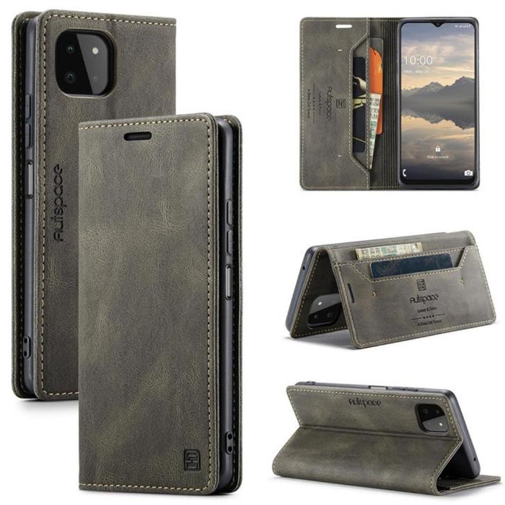 Luxe Flip Case met Kaarthouder voor Galaxy A22 5G _ Bruin, Telecommunicatie, Mobiele telefoons | Hoesjes en Frontjes | Samsung