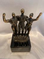 Ger van Tankeren - Samen het doel bereiken - Bronzen Beeld, Ophalen of Verzenden