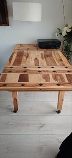 Deelbare Eettafel - 3 Maten, Wieltjes, Antiek en Kunst, Antiek | Meubels | Tafels, Ophalen