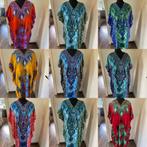Partij pakket 9 kaftans meerkleurig draagbaar tot 54 nieuw, Ophalen of Verzenden, Nieuw, Maat 46/48 (XL) of groter