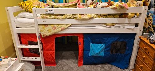 Halfhoogslaper met speeltent, Kinderen en Baby's, Kinderkamer | Stapelbedden en Hoogslapers, Gebruikt, Halfhoogslaper, Ophalen