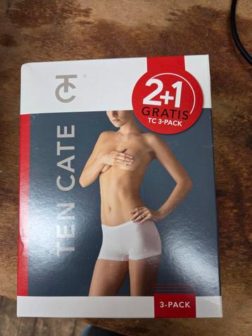 Ten Cate 3-pack Short - Wit beschikbaar voor biedingen