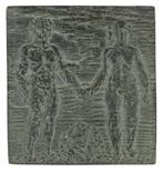 RELIËF 1985 Adri van Rooijen : Man en Vrouw | Erasmus, Verzenden, Brons, Nederland