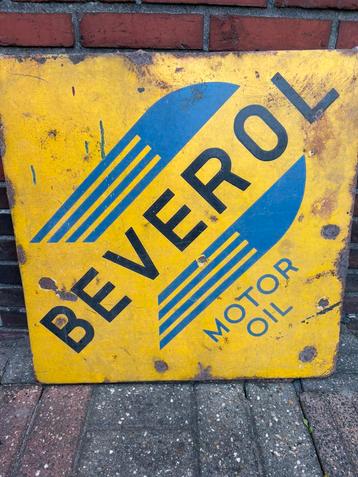Reclamebord emaille van Beverol beschikbaar voor biedingen