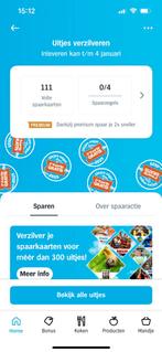 Volle kaarten AH uitjes zegels, Albert Heijn, Ophalen