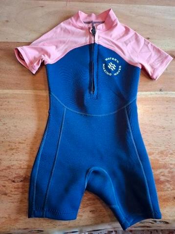 Wetsuit Watery maat 104 blauw roze beschikbaar voor biedingen