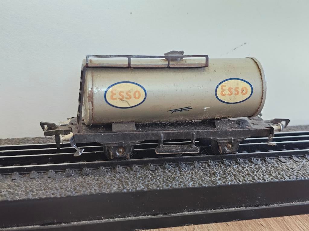 Modeltrein Ho fleischmann ESSO oude ketelwagen, Ophalen of Verzenden, Gelijkstroom, Wagon, Fleischmann