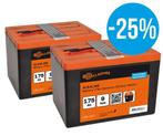 Batterij 2 x 175 Amp 9V Gallagher schrikdraadapparaat, Toebehoren