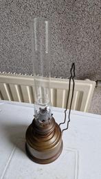 antiek koperen olielampje hang of staand, Ophalen of Verzenden