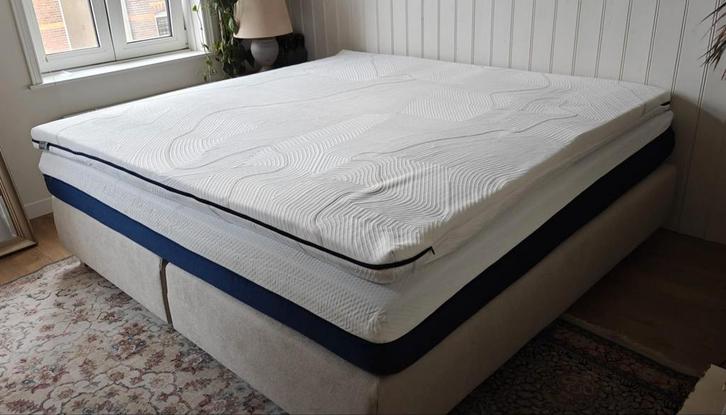 Nieuw!! B Bright Topmatras Gold Gelschuim - 200x100x8cm, Huis en Inrichting, Slaapkamer | Matrassen en Bedbodems, Nieuw, Matras