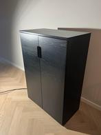 Ikea Galant kast met deuren. Zwart gebeitst essenfineer, Huis en Inrichting, Ophalen, 100 tot 150 cm, 50 tot 100 cm, Zo goed als nieuw