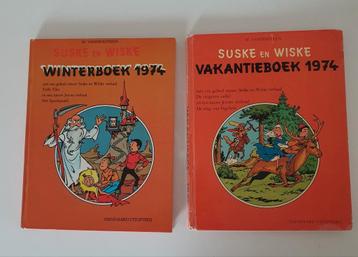 Suske en Wiske vakantieboek en winterboek 1974 hardcover