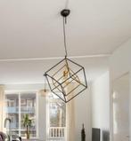 Luxe hanglamp goud/zwart metaal, Huis en Inrichting, Lampen | Hanglampen, Metaal, Zo goed als nieuw, 50 tot 75 cm, Ophalen