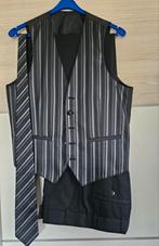 Kostuum jongen, COMPLEET. Met colbert ! Mt. 44, Kleding | Heren, Kostuums en Colberts, Zwart, Zo goed als nieuw, Maat 46 (S) of kleiner