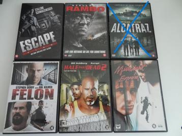 Diverse originele actie films van diverse genres lot 1 beschikbaar voor biedingen